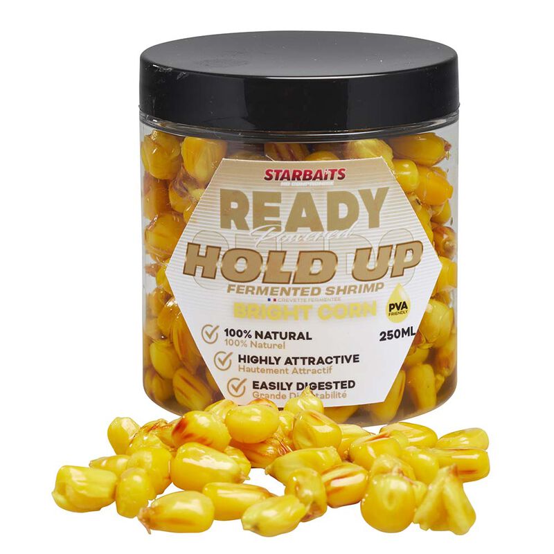 Graines Cuites Starbaits Ready Seeds Bright Corn Hold Up 250ml - Pr&ecirc;tes &agrave; l'emploi | Pacific P&ecirc;che