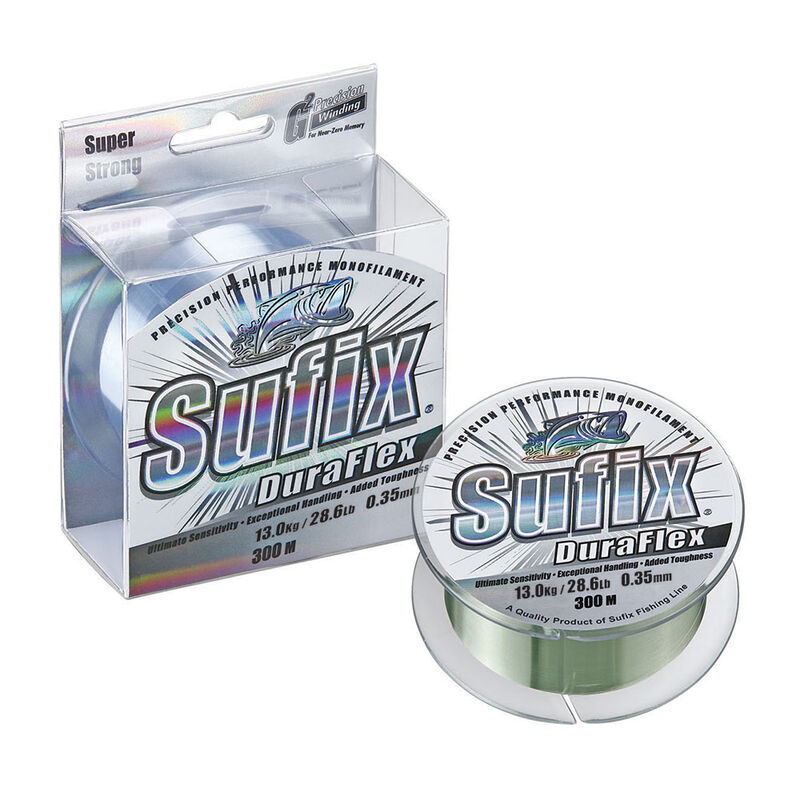 Bobine de 300m de nylon sufix duraflex clear - Nylons | Pacific P&ecirc;che