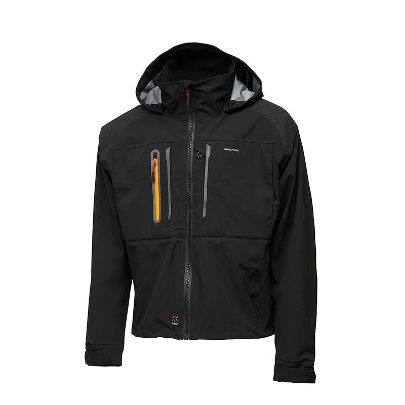 Veste Scierra X-Stretch Wading Jacket noire - Destockage | Pacific P&ecirc;che