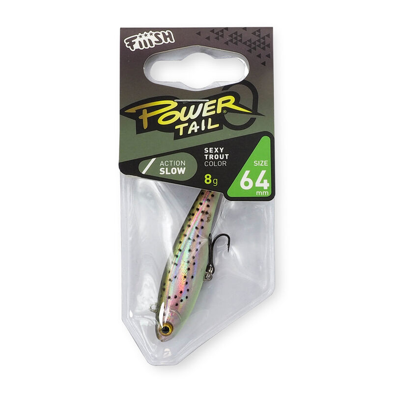 Leurre Fiiish POWERTAIL 6.4CM SLOW 8G - Jerkbaits | Pacific P&ecirc;che