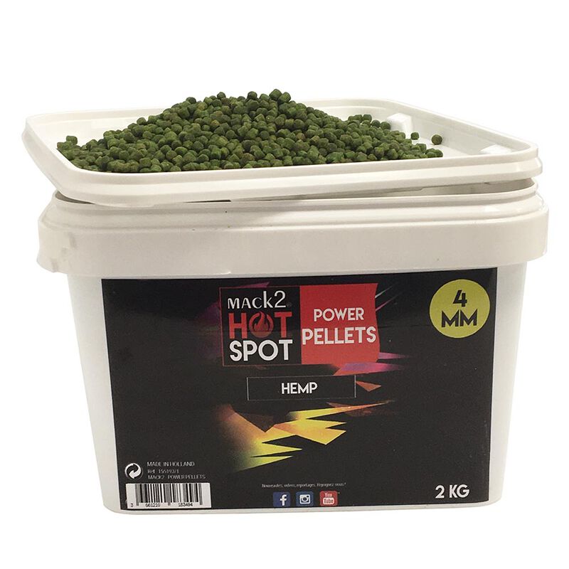 Seau pellets mack2 power pellets hemp 2kg - Amor&ccedil;ages | Pacific P&ecirc;che