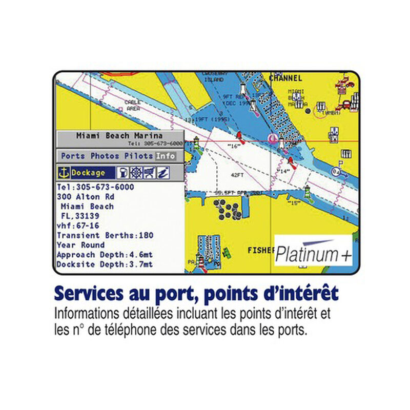 Cartographie navigation navionics platinium plus xl3 sd - Acc. Electonique | Pacific P&ecirc;che