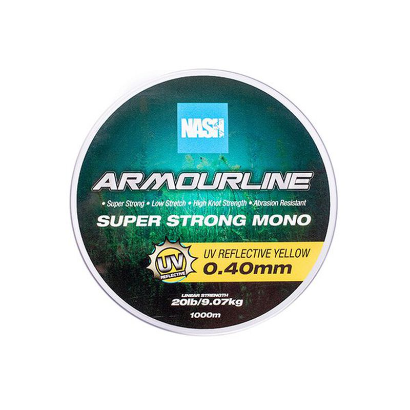Monofilament Nash Armourline Super Strong Mono UV Yellow 1000m - Monofilament | Pacific Pêche