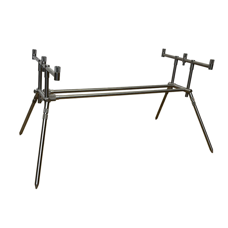 Rod Pod Hoogendijk Black Diamond Stainless Steel 3 Cannes - Rod Pod | Pacific P&ecirc;che