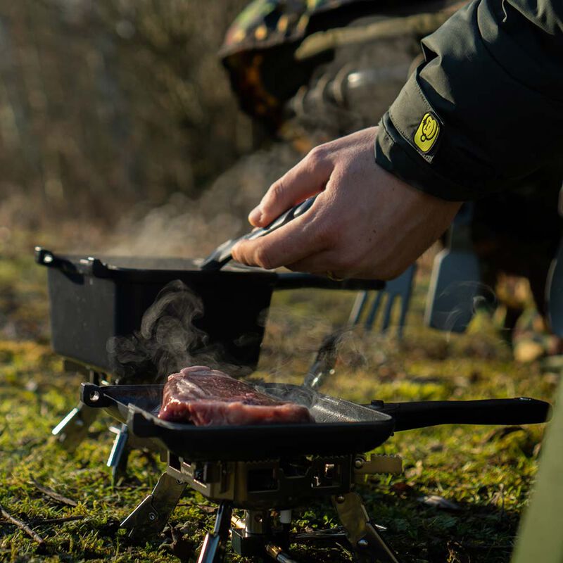 Set Ridge Monkey mini Grill + Casserole connect multi-uages - Cuisine/Repas | Pacific P&ecirc;che