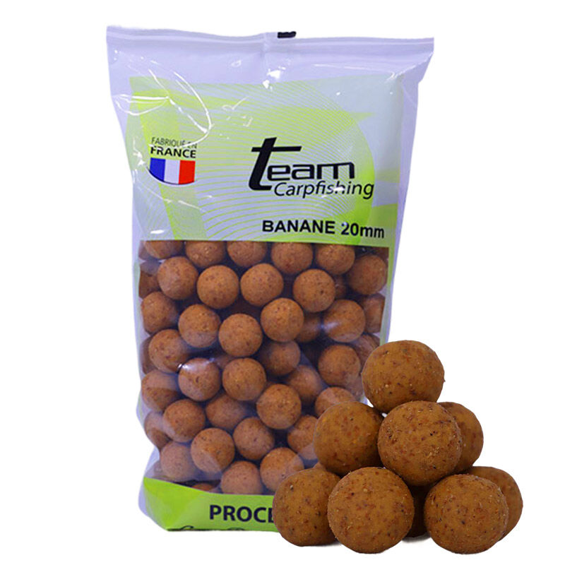 Bouillettes Team Carpfishing Banane 20 mm - Denses | Pacific P&ecirc;che
