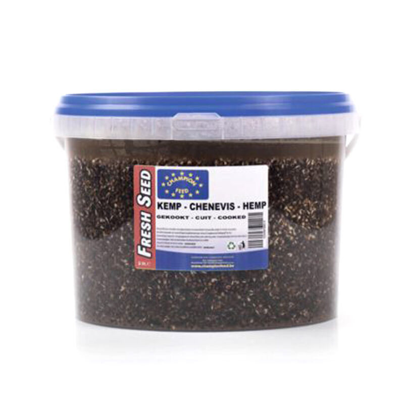 Chenevis Cuit Champion Feed 5L - Graines Prêt à Pêcher | Pacific Pêche