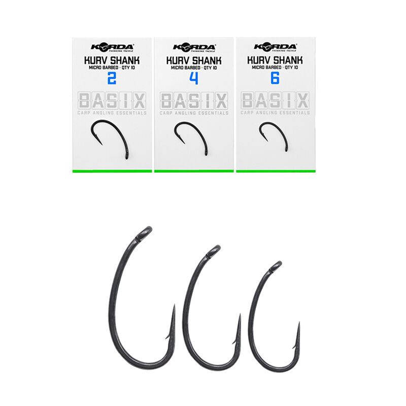 Hame&ccedil;on Korda Basix Kurv Barbed - Hame&ccedil;ons | Pacific P&ecirc;che