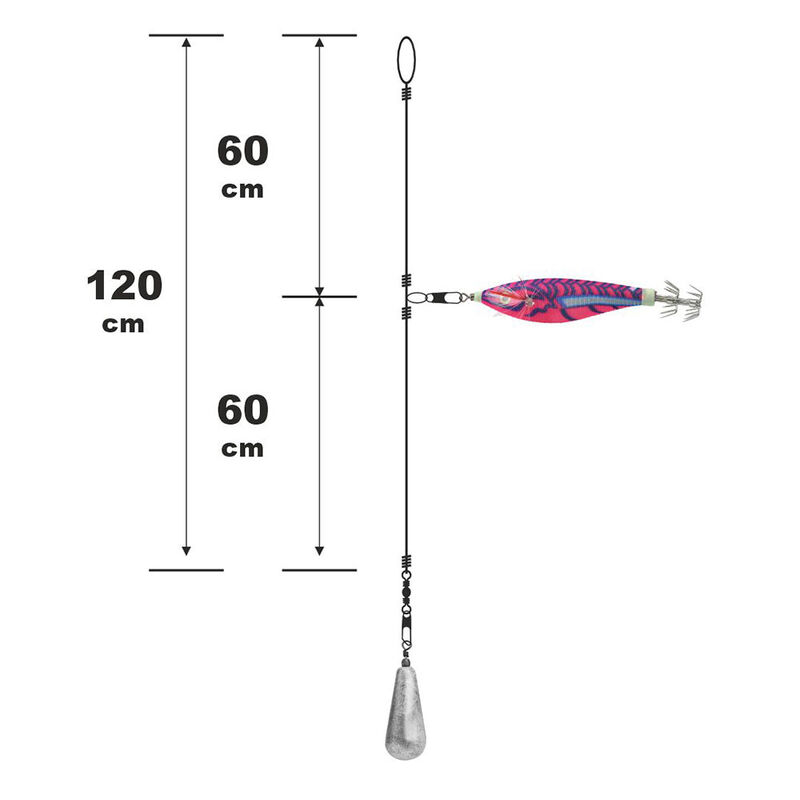 Montage SRT Tataki - Turlutte Flottante 70 mm - Turluttes | Pacific P&ecirc;che