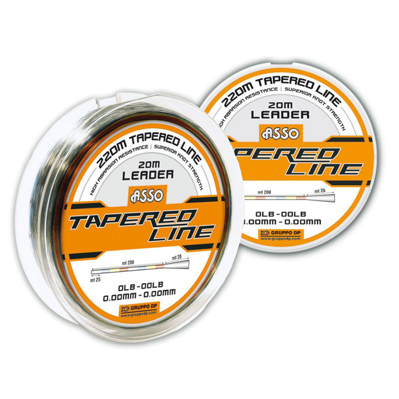 Fil nylon asso protector tapered line 200m + arraché de 20m - Nylons | Pacific Pêche
