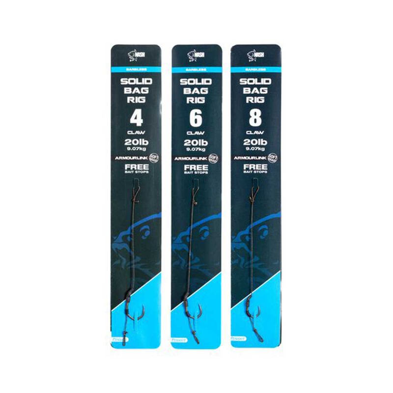 Bas de Ligne Nash Solid Bag Rig - Bas de Ligne Mont&eacute;s | Pacific P&ecirc;che