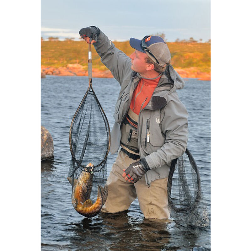 Epuisette mc lean long handle weight net l filet rubber (longueur 90 cm) - Epuisettes | Pacific Pêche