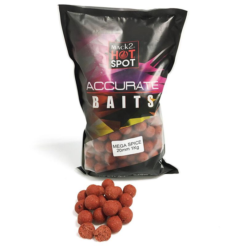 Bouillettes carpe mack2 accurate boilies spice 20mm 1kg - Denses | Pacific P&ecirc;che
