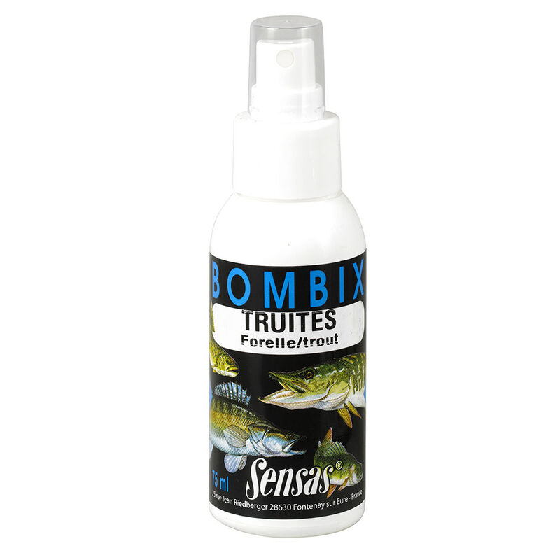 Attractant truite sensas bombix 75ml - Leurres à truite | Pacific Pêche
