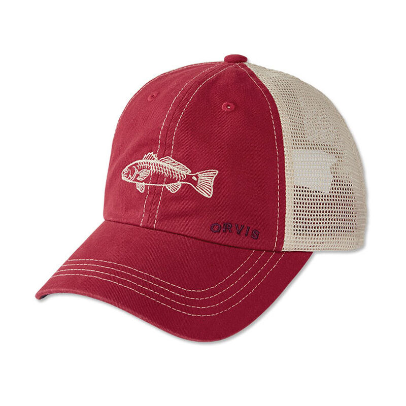 Casquette orvis saltwater bum red - Casquettes | Pacific P&ecirc;che