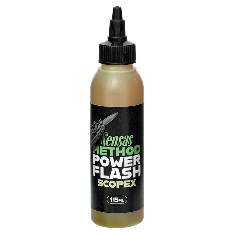 Attractant Sensas Power Flash Scopex 115 ml - Additifs | Pacific P&ecirc;che
