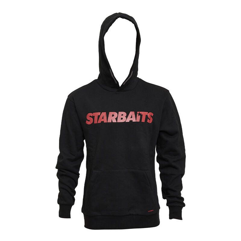 Sweatshirt Starbaits Hoodie Black & Red - Sweatshirts | Pacific P&ecirc;che