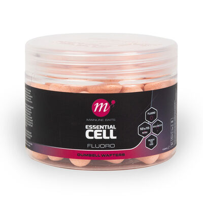 Dumbells Wafters Fluoro Mainline Essential Cell 12x15mm - Equilibr&eacute;es | Pacific P&ecirc;che
