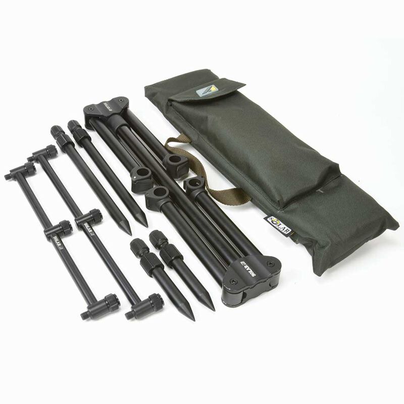 Rodpod Solar A1 Aluminium Ground Pod 2 legs 4" et 2 legs 6" (10 et 15cm) - Rod Pod | Pacific Pêche