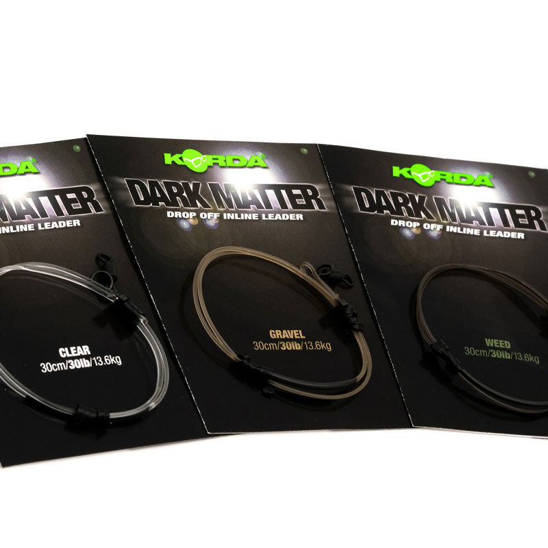Leader Korda Dark Matter Drop Off Inline 30lb 30cm - Leaders | Pacific P&ecirc;che