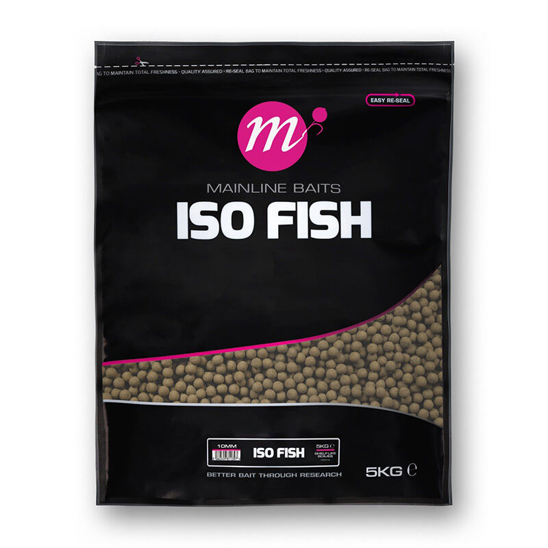 Bouillettes Mainline Iso Fish Shelf Life 5 Kg - Denses | Pacific P&ecirc;che