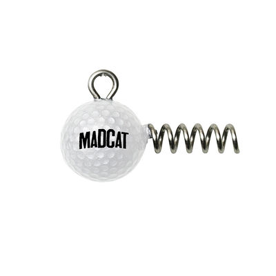 Tête plombée silure madcat golf ball screw-in jighead (x2) - Têtes plombées | Pacific Pêche