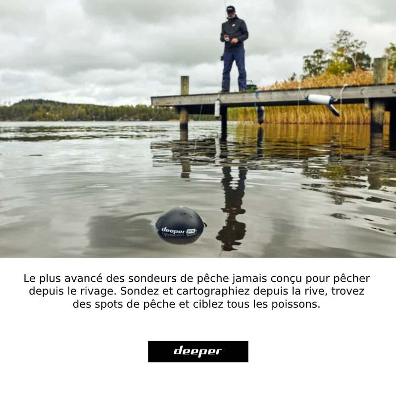 Pack sondeur portable deeper pro+ - Sondeurs | Pacific Pêche