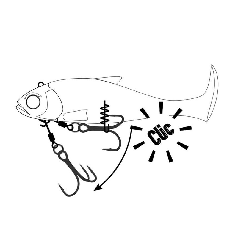 Leurre Souple Shad Fiiish Blaster Shad 13cm, 37g - Shads | Pacific Pêche