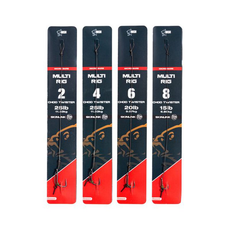 Bas de Ligne Nash Multi Rig Micro Barbed - Bas de Ligne Mont&eacute;s | Pacific P&ecirc;che