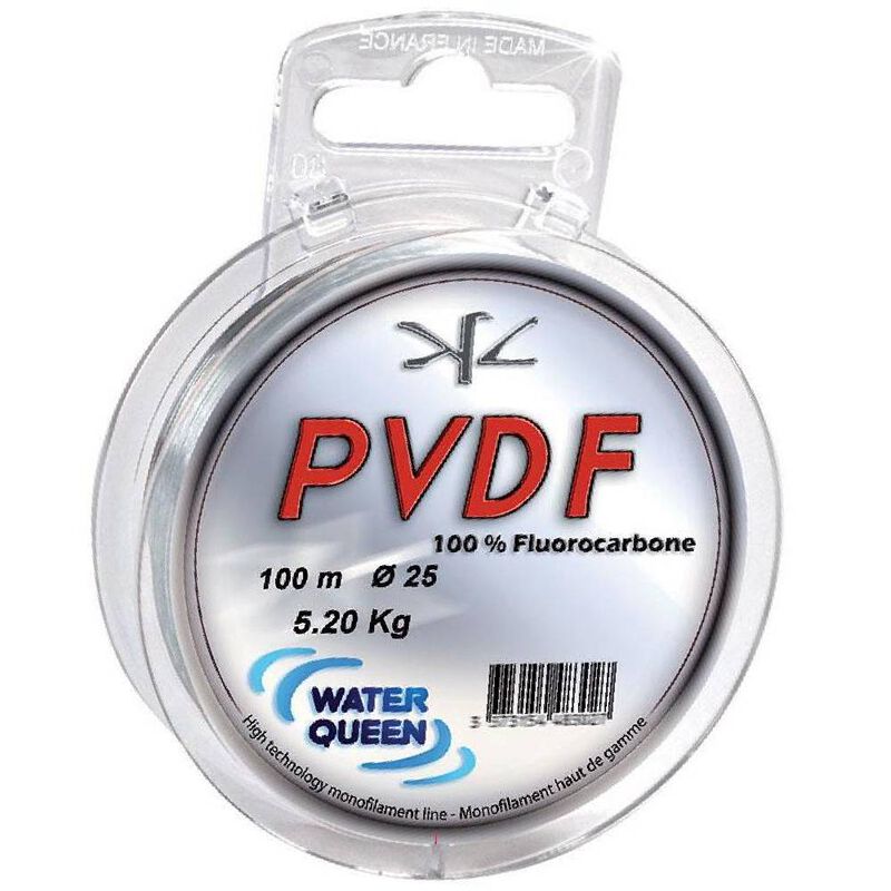 Fluorocarbon Waterqueen PVDF Fluoro 25m - Fluorocarbones | Pacific Pêche