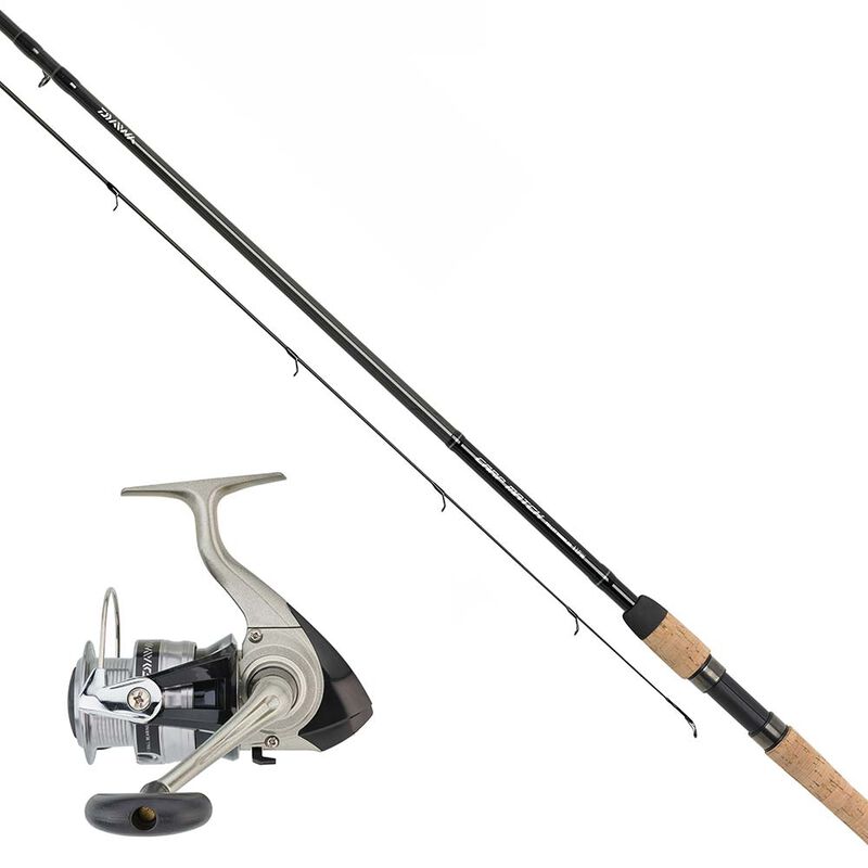 Ensemble anglaise Daiwa D Carp Match 11Q PW 3.30m max 15g + moulinet DF2500A - Opération Coup/Feeder | Pacific Pêche