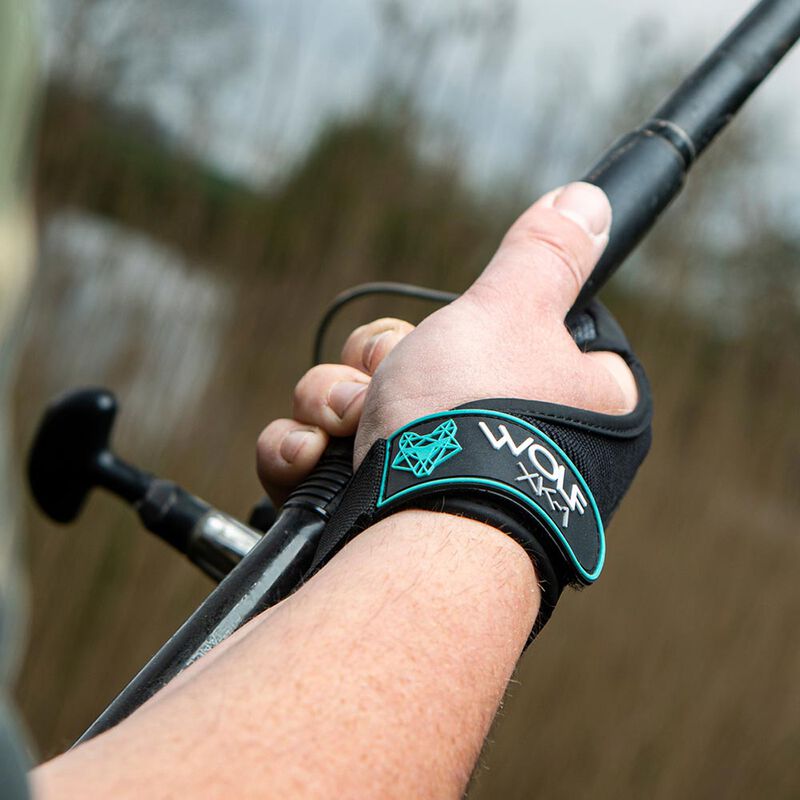 Doigtier de lancer wolf kevlar casting glove black - Accessoires Cannes | Pacific P&ecirc;che