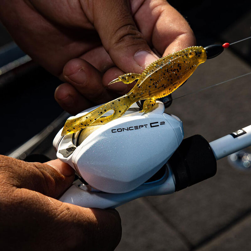 Moulinet De Pêche 13 Fishing C2 Profil Bas - Main Gauche, 7 Roulements, Pour Eau Douce