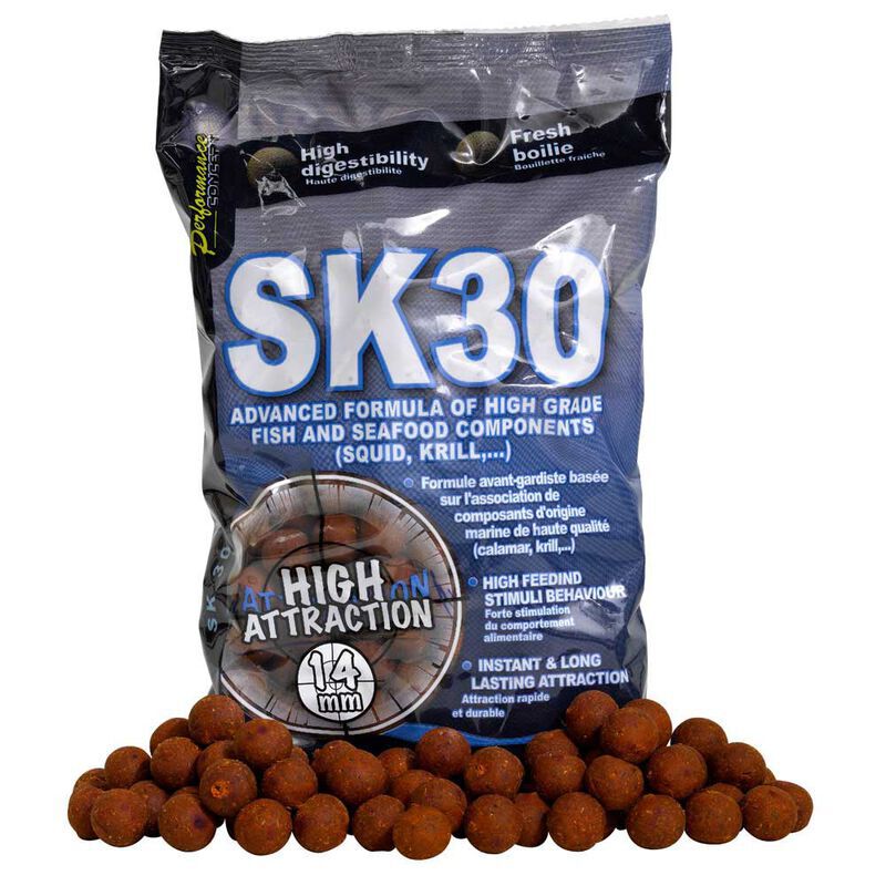 Bouillettes Starbaits PC SK30 14mm - Denses | Pacific Pêche