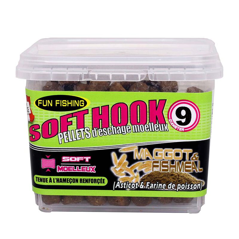 Pellets d'Eschage Fun Fishing Soft Hook Pellets Maggot et fishmeal  110g - Pellets Mous | Pacific P&ecirc;che