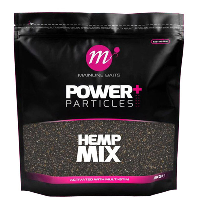 Graines Mainline Power+ Hemp Mix 2Kg - Pr&ecirc;tes &agrave; l'emploi | Pacific P&ecirc;che