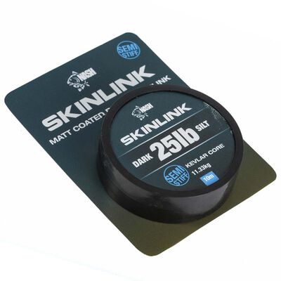 Tresse Gainée Nash Skinlink Semi-Stiff Silt 10m - Tresse BDL | Pacific Pêche