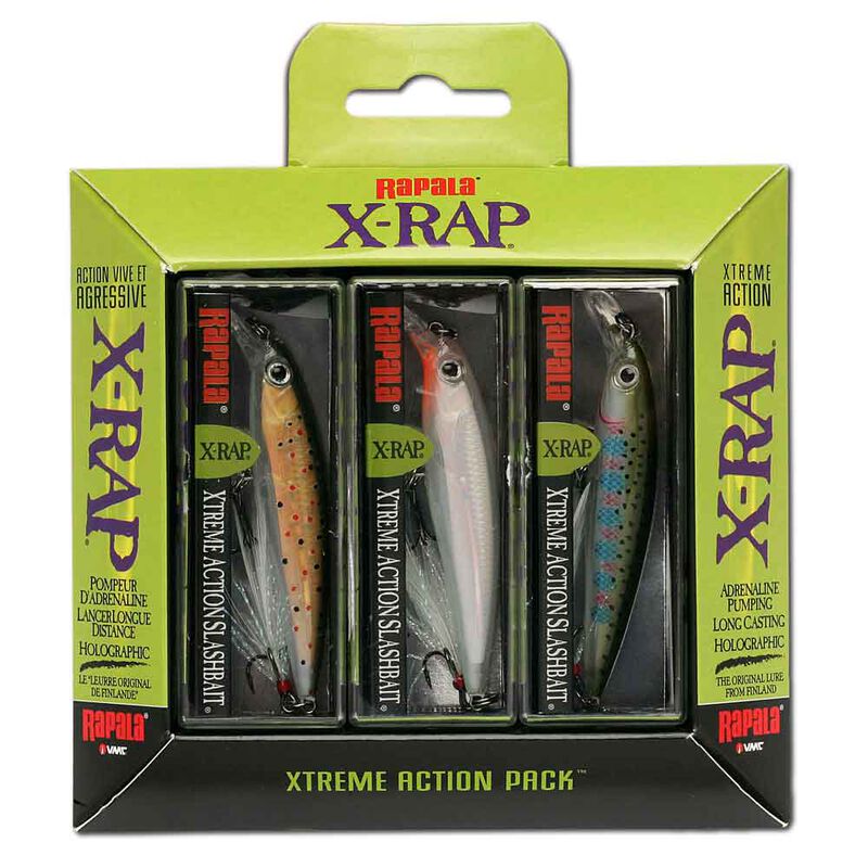 Kit leurre dur minnow carnassier rapala kit xrap06 rt tr 6cm 4g - Jerkbaits | Pacific P&ecirc;che