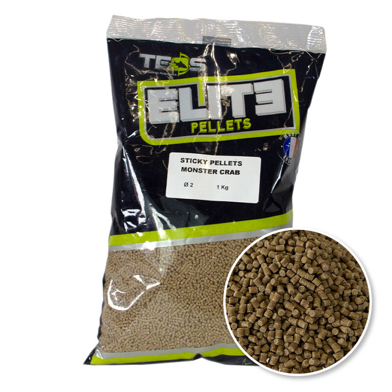 Pellets TEOS Elite Sticky Pellets Monster Crab 2mm 1kg - Pellets | Pacific Pêche