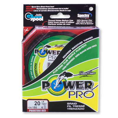 Tresse power pro rouge 135m - Tresses | Pacific P&ecirc;che