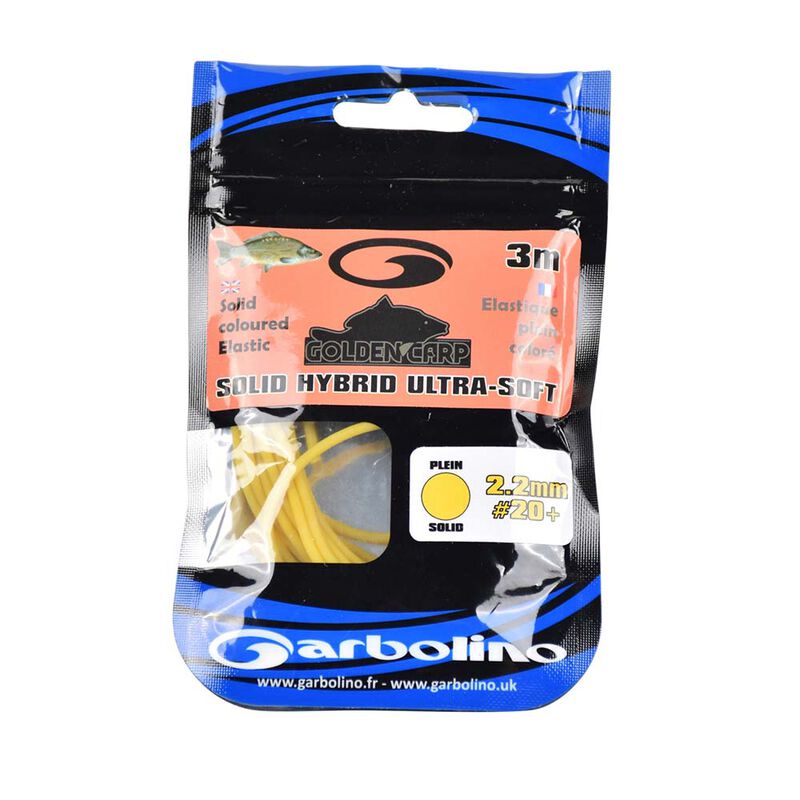 Elastique Garbolino Solid Ultra Soft Golden Carp 3m - Elastiques Pleins | Pacific Pêche