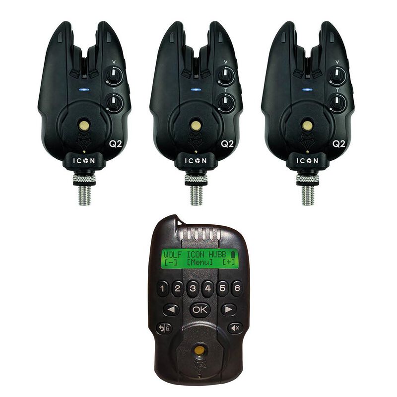 Coffret 3 détecteurs wolf icon q2 + centrale hubb - Coffrets détecteurs | Pacific Pêche