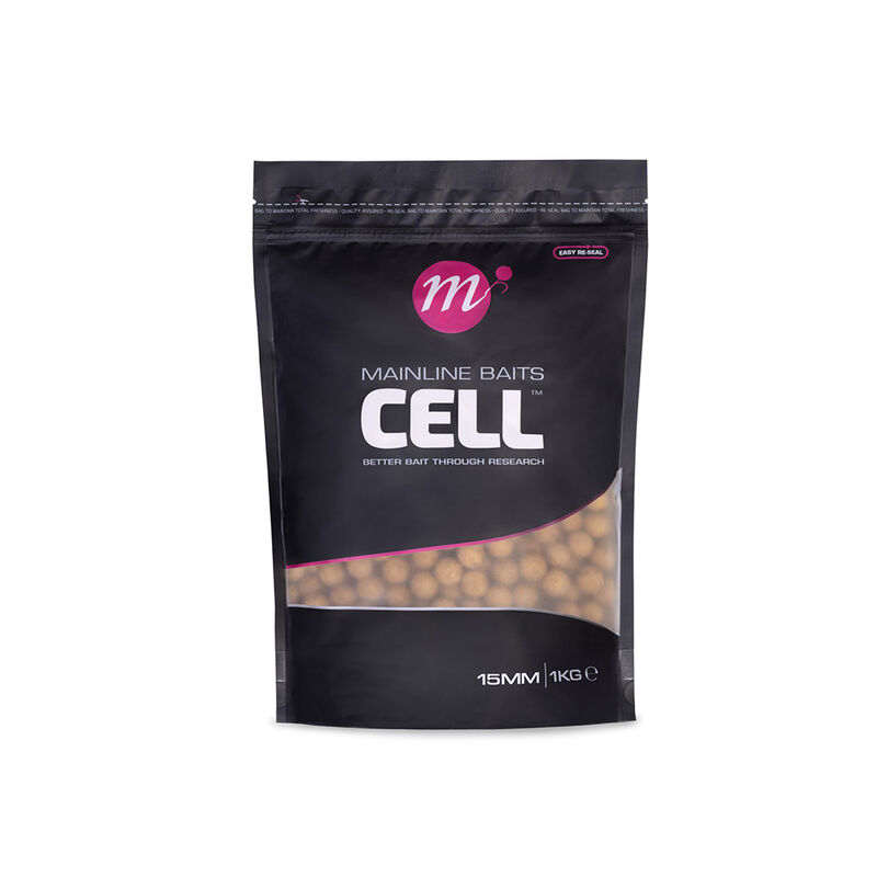 Bouillettes Mainline Shelf Life Boilies Cell 1kg - Denses | Pacific P&ecirc;che