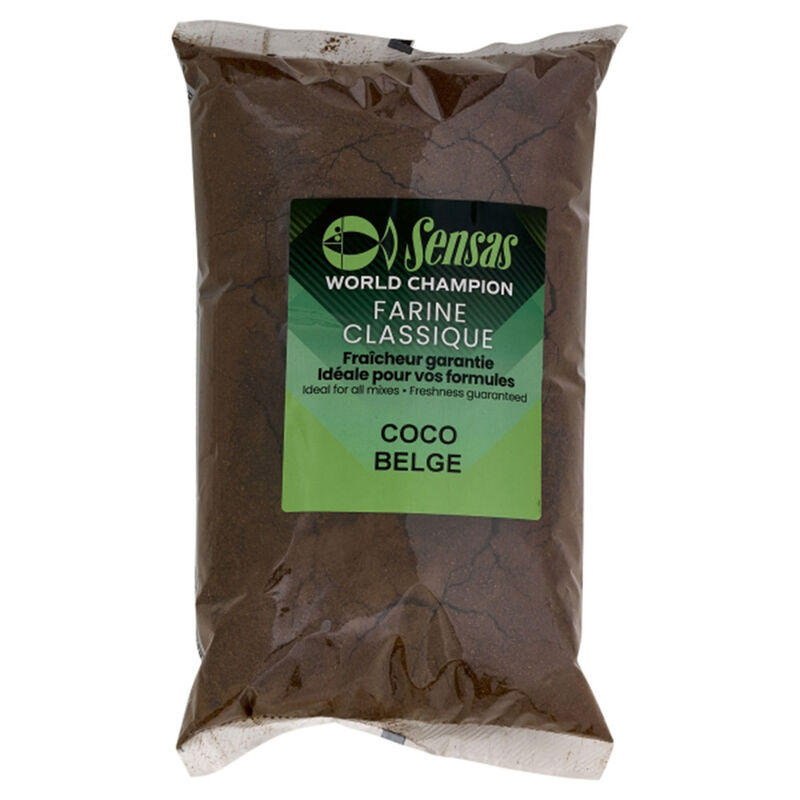 Farine Sensas Coco Belge 1kg - Farines | Pacific Pêche