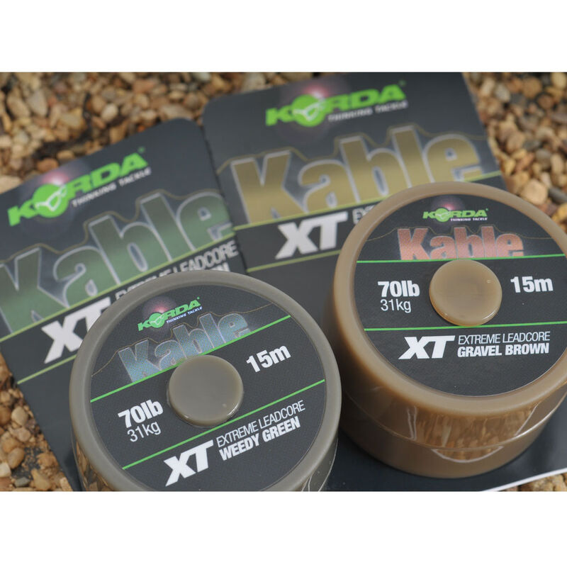 Leadcore carpe korda kable xt extreme leadcore 70lb (15m) - Leadcore | Pacific P&ecirc;che