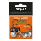 T&ecirc;tes Plomb&eacute;es Ronde Musaga Jighead Magnum H7/0 (x4) - T&ecirc;tes plomb&eacute;es | Pacific P&ecirc;che