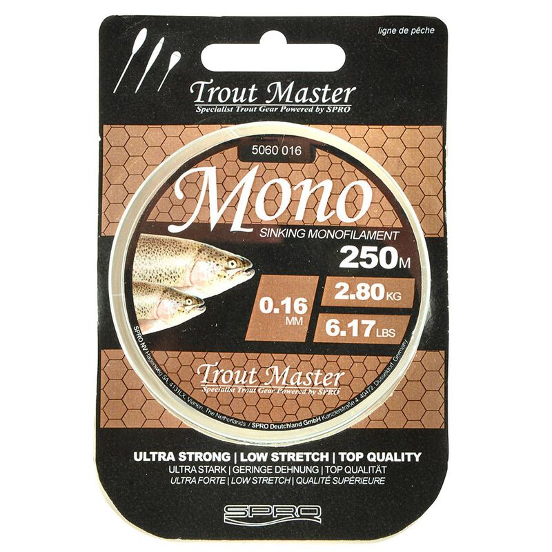 Trout Master Hi-Vis Mono Chartreuse 200m - Reniers Fishing