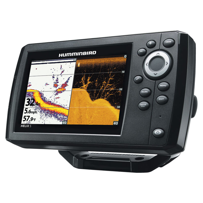 Sondeur Humminbird Helix 5g2 hd di sonde ta+t° 200/455/800khz - Sondeurs | Pacific Pêche