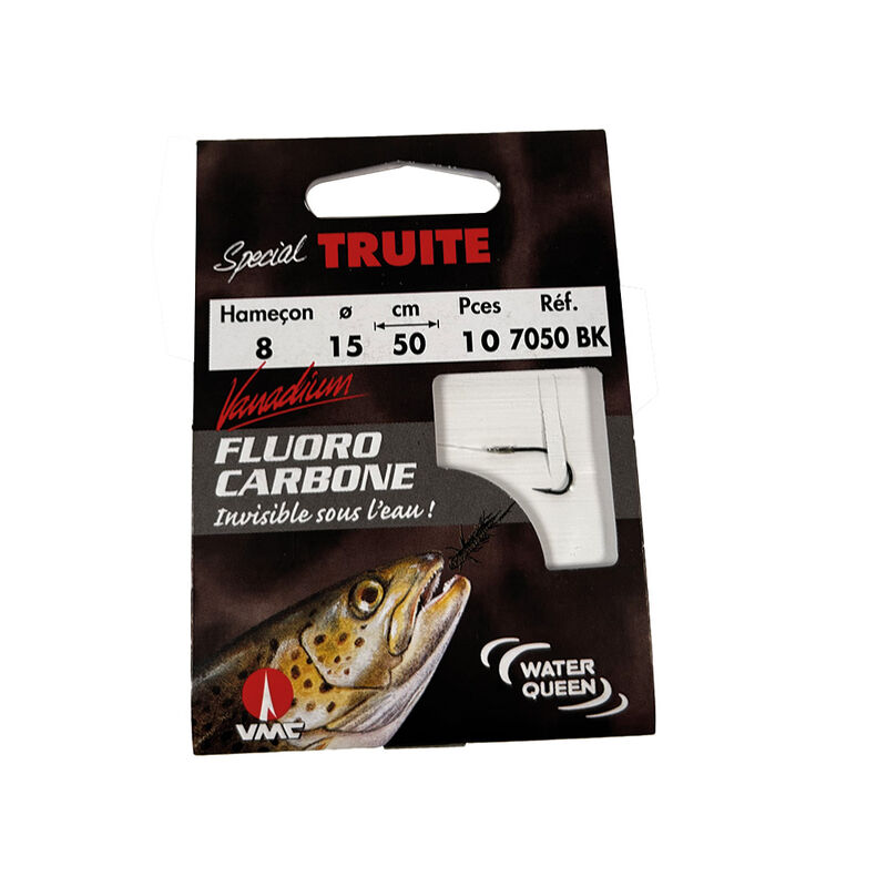 Hame&ccedil;ons mont&eacute;s Water Queen Sp&eacute;cial Truite Fluoro - Hame&ccedil;ons mont&eacute;s | Pacific P&ecirc;che