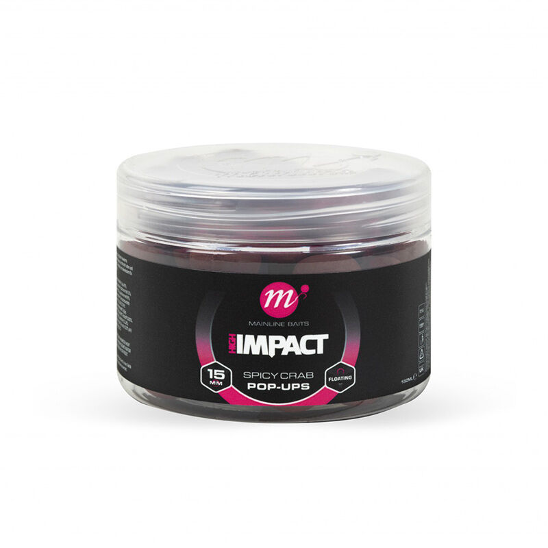 Pop-Ups Mainline Hi Impact Spicy Crab 15mm - Flottantes | Pacific P&ecirc;che